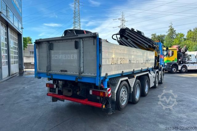 Truck mounted crane SCANIA R480 10x4 Fassi 660 Kipper 3S