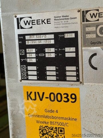 Mašina za bušenje sa neprekidnim prolazom Weeke BST 500