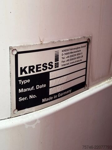 Refrigerated/frozen transport Volkswagen Crafter 35 *Kress Kühlkoffer *Carrier *AHK
