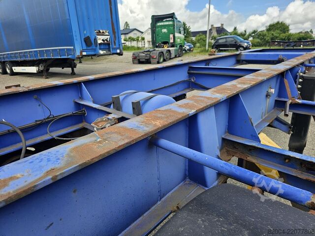 Container transport MKF METALLBAU CS 20 -20 FOOT- CONTAINER CHASSIS -HEAVY DUTY- ...
