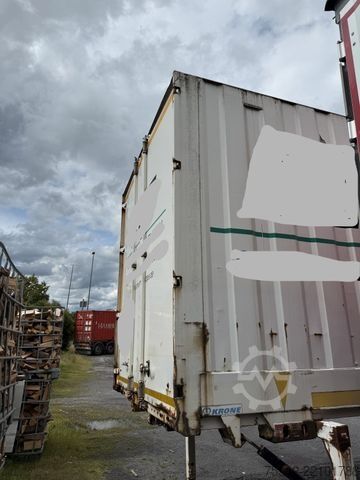 Wissellaadbak oplegger KRONE KOFFER DOPPELSTOCK PORTALTÜREN