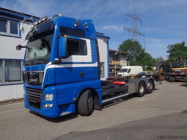 Felépítménycserélő teherautó MAN TGX 26.500 Lift+Lenk LBW ACC VOLL VOLL