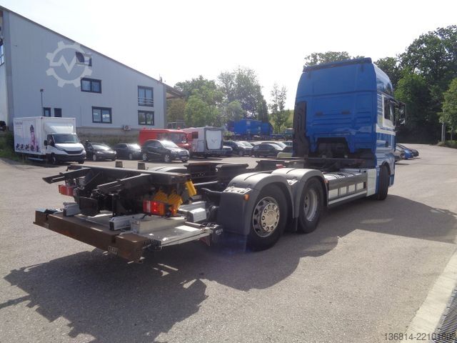 Felépítménycserélő teherautó MAN TGX 26.500 Lift+Lenk LBW ACC VOLL VOLL
