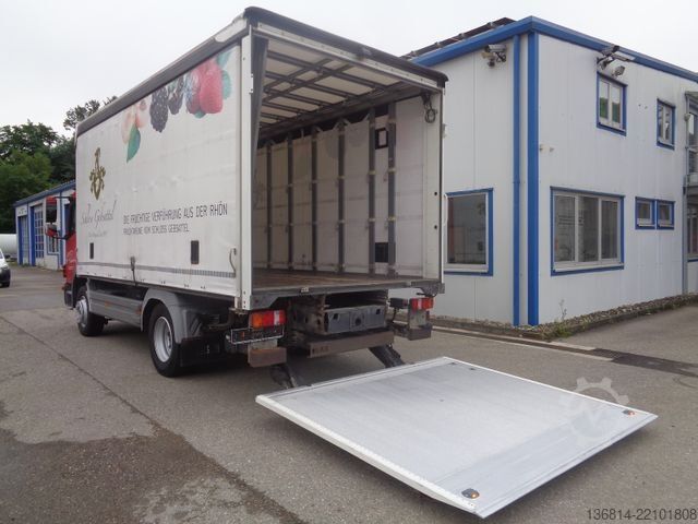 Platós teherautó ponyvával MERCEDES-BENZ Atego 1222 L 5,2 M Diff-Sperre Klima LBW EU5