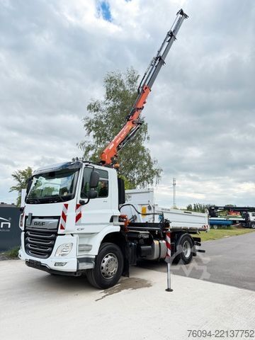 Kiepwagen DAF CF 410 MEILLER Kipper KRAN 15m FUNK AHK