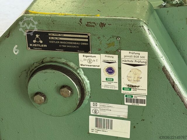 Dispositivo giratorio de contenedores Kistler R7500HV Kistler R 7500 HV