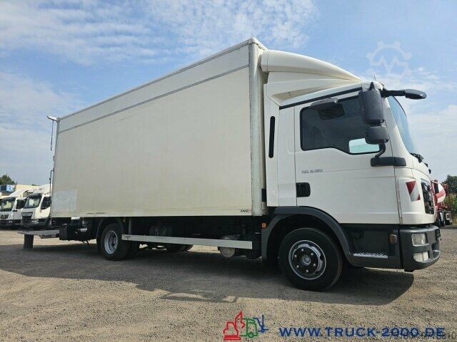 Dobozos furgon MAN TGL 8.180 Koffer Länge 6.05m LBW 3 Sitze