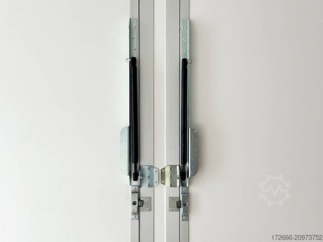 Verkoopaanhanger Blyss H25522HTN | WEISS 520X223X230CM 2500KG VERKAUFSANHÄNGER | 2X VERKAUFSKLAPPE