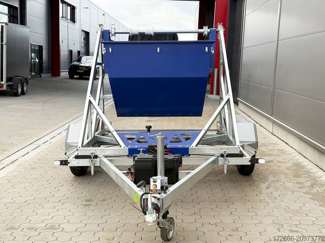 Kabeltrommelaanhanger Blyss KTT 35 V2L | E-WINDE | CONTAINER 280X165CM 3500KG KABELTROMMELANHÄNGER