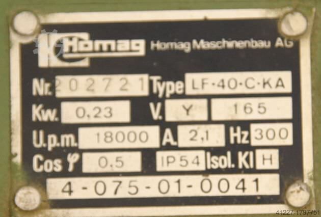 Moteur pour bord de machines de traitement de fraisage Homag LF-40-C-KA