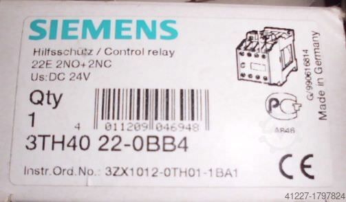 Schütz Siemens 3TH40 22-0BB4