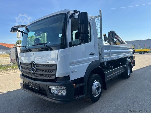 Billenő teherautó MERCEDES-BENZ 1224 K Atego 2 Seiten Kipper Hiab 078 X Duo