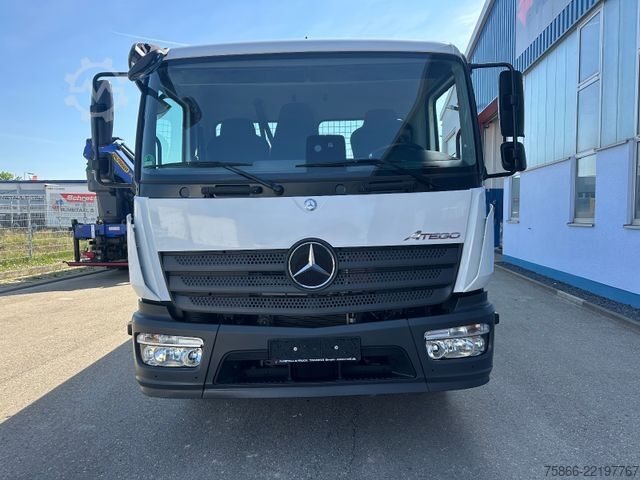 Billenő teherautó MERCEDES-BENZ 1224 K Atego 2 Seiten Kipper Hiab 078 X Duo