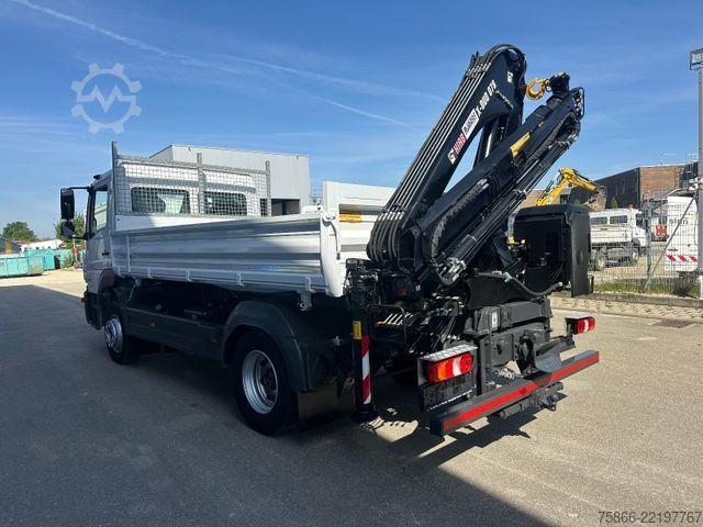 Billenő teherautó MERCEDES-BENZ 1224 K Atego 2 Seiten Kipper Hiab 078 X Duo