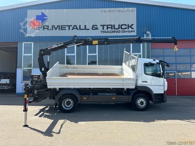 Billenő teherautó MERCEDES-BENZ 1224 K Atego 2 Seiten Kipper Hiab 078 X Duo