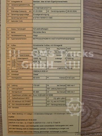 Hűtős teherautó MERCEDES-BENZ Atego 1023 / FRIGO COOL / Thermo King Carrier