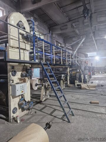 Golfkartonlijn LUM Corrugated line 5 ply