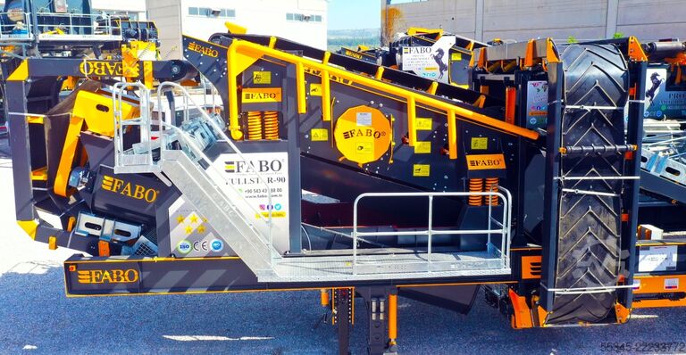 Oprema za drobljenje/mobilna drobilica FABO Crushing equipment Mobile Jaw Crusher Fullstar-110