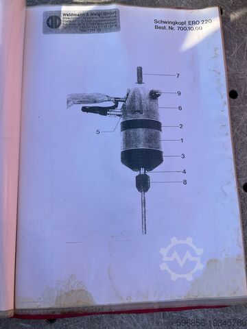 Funkenerosionsmaschine Waldmann & Weigl ER-220 · EDM zum Entfernen von abgebrochenen Bohrern/Gewinde Maszyna elektroerozyjna Waldmann & Weigl ER-220 · EDM do usuwania złamanych wierteł/gwintowników EDM machine Waldmann & Weigl ER-220 – Broken tap & drill remover