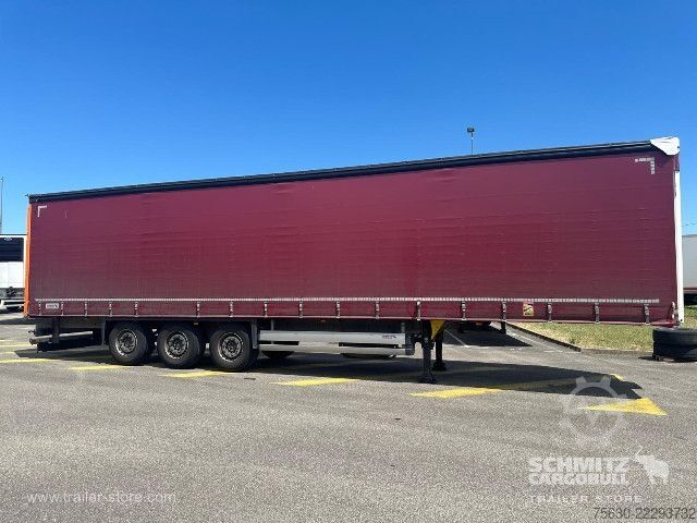 Brandalı açık yarı römork Schmitz Cargobull Semitrailer Curtainsider Standard