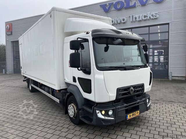 Koffer Renault D 12 MED P4X2 210 E6 / AIRCO / GESLOTEN LAADBAK...