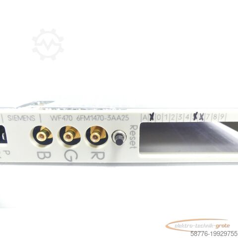 Siemens onderdeel Siemens WF470 6FM1470-3AA25 Anzeigebaugruppe - ! -