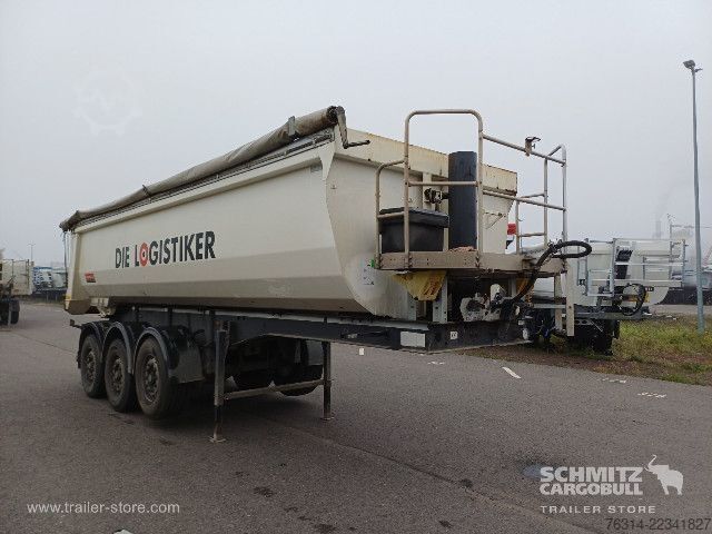 Tipper semitrailer Langendorf Kipper Stahlrundmulde 24m³
