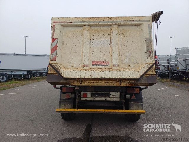 Tipper semitrailer Langendorf Kipper Stahlrundmulde 24m³