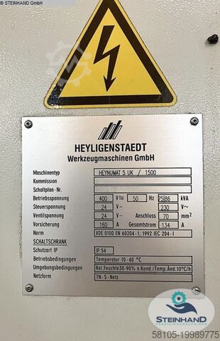 CNC dreje- og fræsecenter HEYLIGENSTAEDT HEYNUMAT 5 UK / 1500