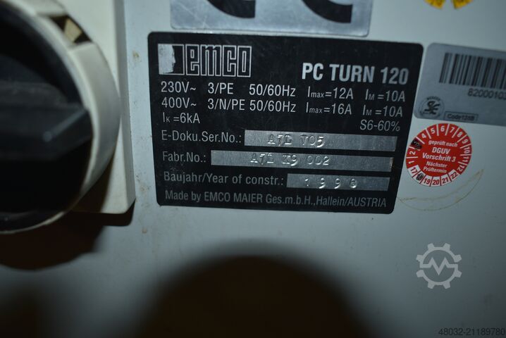 CNC turning and milling center Emco Pc Turn 120