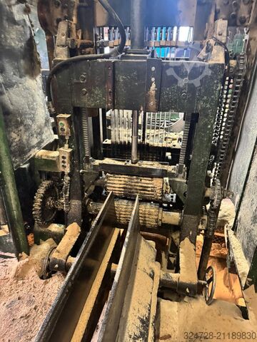 Wood processing line with frame saws FOD 2x DTRA 63
