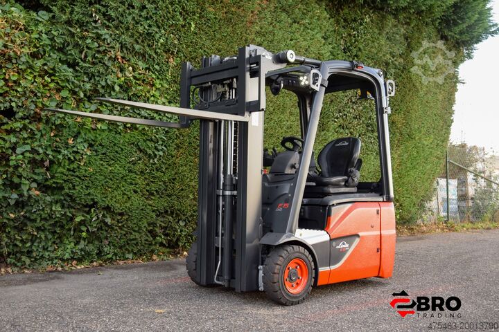 Τετρακίνητο περονοφόρο ανυψωτικό μηχάνημα Linde E15-02 EVO