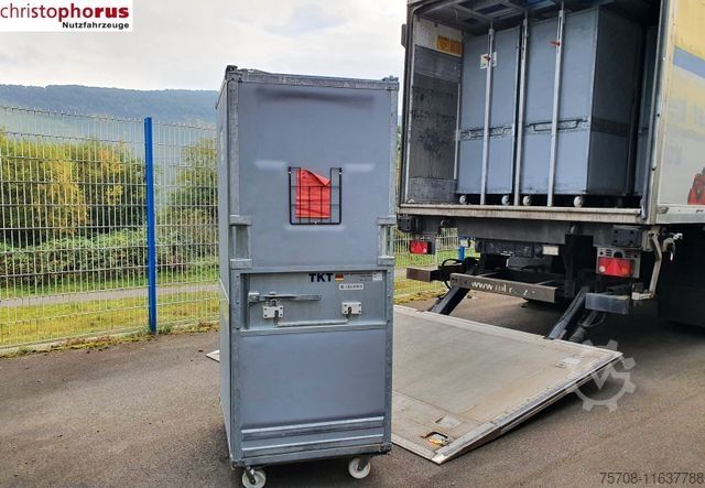 Remolque caja ACKERMANN-FRUEHAUF Tandem*durchladbar*2to LBW*19Paletten*Alu Boden