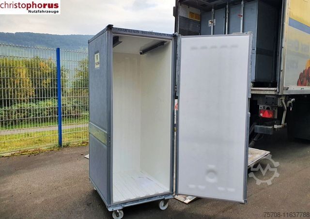 Remolque caja ACKERMANN-FRUEHAUF Tandem*durchladbar*2to LBW*19Paletten*Alu Boden