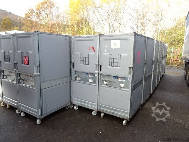 Remolque caja ACKERMANN-FRUEHAUF Tandem*durchladbar*2to LBW*19Paletten*Alu Boden