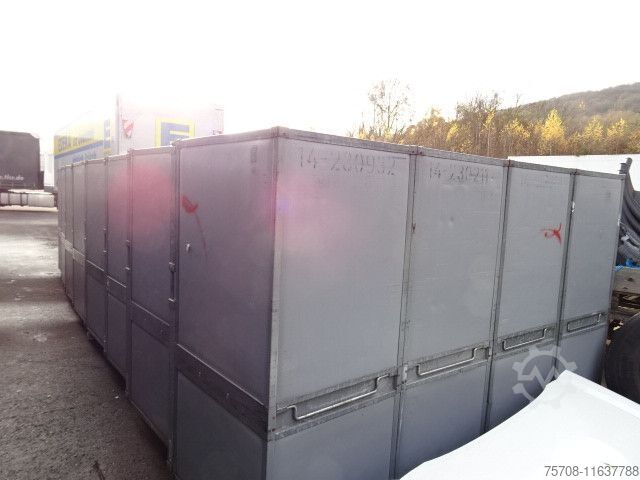 Remolque caja ACKERMANN-FRUEHAUF Tandem*durchladbar*2to LBW*19Paletten*Alu Boden