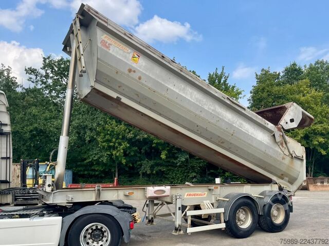 Teherautó Fruehauf STEEL CHASSIS, STEEL DUMPER!   Full spring!  TO...