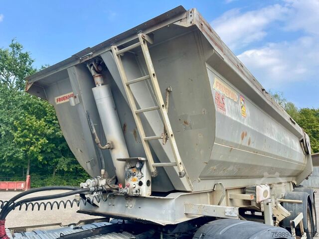 Teherautó Fruehauf STEEL CHASSIS, STEEL DUMPER!   Full spring!  TO...
