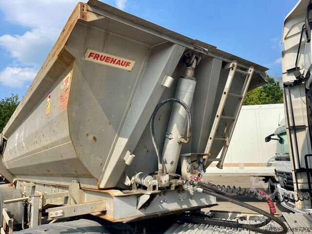 Teherautó Fruehauf STEEL CHASSIS, STEEL DUMPER!   Full spring!  TO...