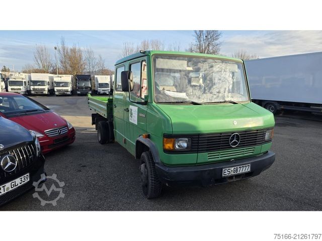 Transporter mit Kipper MERCEDES-BENZ 609 D K Doppelkabiner 6-Sitze Kipper MEILLER3-S.