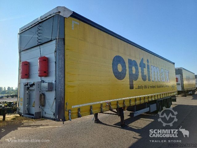 Semi-reboque aberto com lona Schmitz Cargobull Curtainsider Mega Getränke