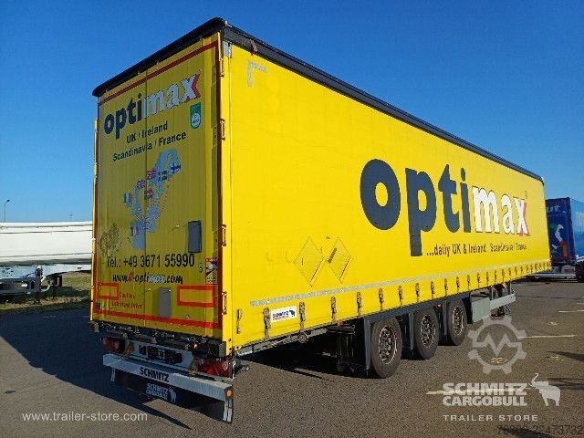 Semi-reboque aberto com lona Schmitz Cargobull Curtainsider Mega Getränke