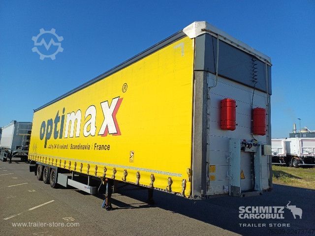 Semi-reboque aberto com lona Schmitz Cargobull Curtainsider Mega Getränke