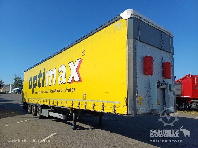 Semi-reboque aberto com lona Schmitz Cargobull Curtainsider Mega Getränke