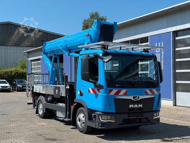 Plataforma de trabalho montada em camião MAN TGL 8.160 4X2 BB Hubarbeitsbühne Ruthmann T300.4