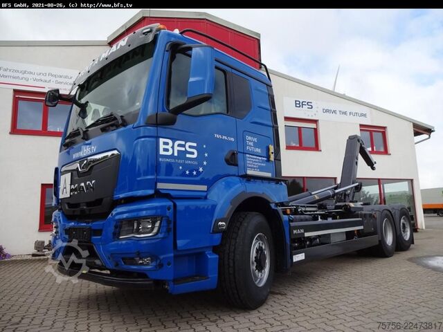 Camion benne à bras amovible MAN TGS (TG3) 26.510 6x4H-4 BL CH Meiller, Hydrodriv