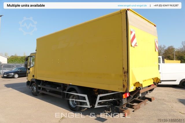 Vrachtwagen met bakwagen iveco EuroCargo ML 75 E 16 P LBW LUFT EURO-5