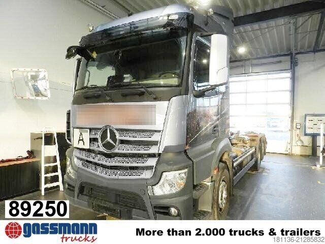 Abrollkipper Mercedes-Benz Actros 2548 L 6x2, Liftachse, Retarder, Navi,