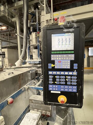 Direct extrusion line for PP + fillers Krauss-Maffei Berstorff KMC 85/2