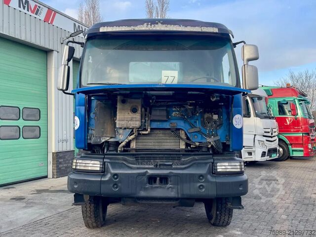 Zware belasting Renault Kerax 380 8x4 ,  PTO, full spring !!!